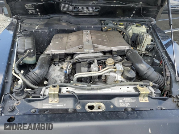 2004 Mercedes-Benz G with VIN WDCYR46E74X144672, listed as a Copart auction lot 55212454 with 143,994 mi miles and Salvage Title. Bid and sale history available at DreamBid. Image 12.