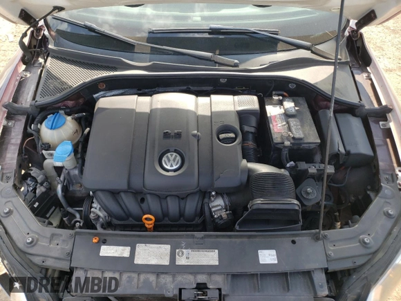 2012 Volkswagen Passat S with VIN 1VWAP7A30CC042976, listed as a Copart auction lot 56159455 with 130,729 mi miles and Salvage title. Bid and sale history available at DreamBid. Image 11.