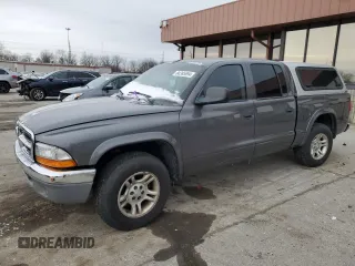 2004 Dodge Dakota SLT with VIN 1D7HL48K64S711774, listed as a Copart auction lot 84385994 with 253,318 mi miles and Clean Title. Bid and sale history available at carsss.com. Image 1.