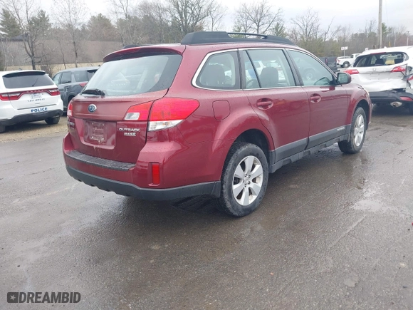 2012 Subaru Outback 2.5i with VIN 4S4BRBAC8C3201047, listed as a IAAI auction lot 41930520 with 159,416 mi miles. Bid and sale history available at carsss.com. Image 4.
