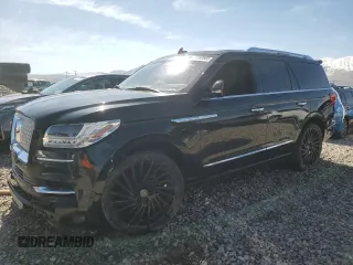 2018 Lincoln Navigator Reserve with VIN 5LMJJ2LT1JEL10108, listed as a Copart auction lot 47883665 with 0 mi miles and Salvage Title. Bid and sale history available at carsss.com. Image 1.