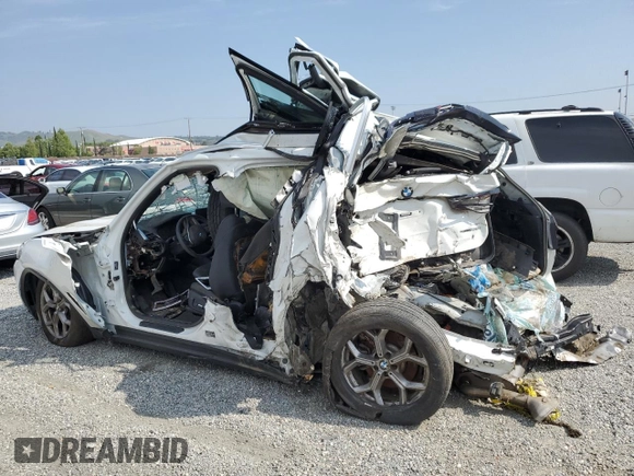 2022 BMW X3 sDrive30i with VIN 5UX43DP08N9K66809, listed as a Copart auction lot 55419525 with Not Provided miles and Salvage Title. Bid and sale history available at DreamBid. Image 2.
