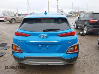 2020 Hyundai Kona Ultimate with VIN KM8K5CA54LU428684, listed as a IAAI auction lot 41723215 with 80,917 mi miles. Bid and sale history available at carsss.com. Image 16.