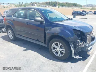 2016 Chevrolet Equinox LS with VIN 2GNALBEK2G1134323, listed as a IAAI auction lot 41989529 with 104,148 mi miles. Bid and sale history available at carsss.com. Image 1.