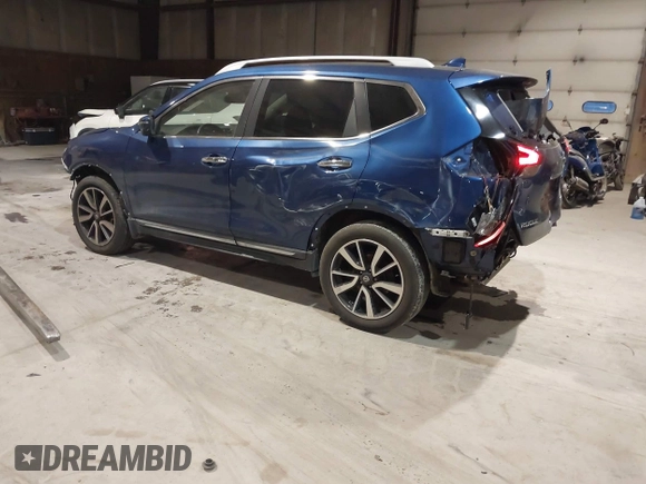 2019 Nissan Rogue SL with VIN 5N1AT2MV6KC784646, listed as a IAAI auction lot 41359980 with 99,507 mi miles. Bid and sale history available at carsss.com. Image 3.