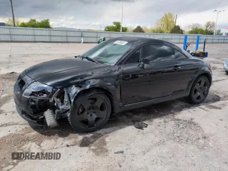 2001 Audi TT with VIN TRUWT28N211001987, listed as a Copart auction lot 55339805 with 154,582 mi miles and Salvage title. Bid and sale history available at DreamBid. Image 1.
