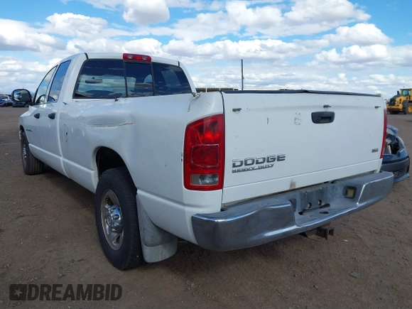 2003 Dodge 2500 ST with VIN 3D7KA28C83G716621, listed as a IAAI auction lot 41792798 with 184,830 mi miles. Bid and sale history available at carsss.com. Image 3.