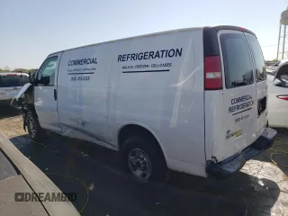 2013 GMC Savana Cargo Van with VIN 1GTW7FCA1D1112707, listed as a Copart auction lot 74933114 with 224,096 mi miles and Salvage Title. Bid and sale history available at carsss.com. Image 2.