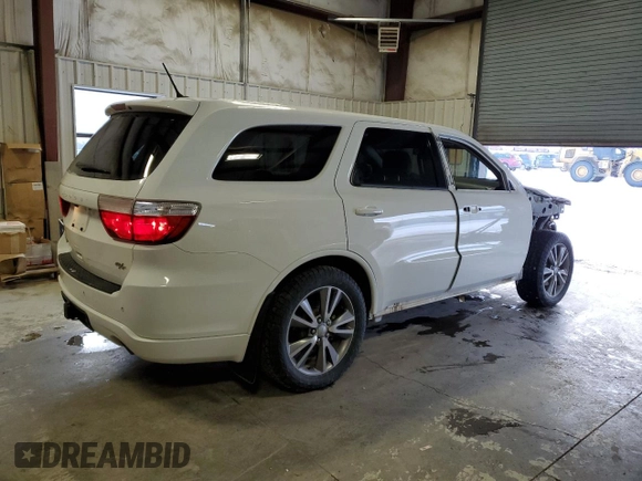 2013 Dodge Durango R/T with VIN 1C4SDJCT7DC675499, listed as a Copart auction lot 88967505 with 122,642 mi miles and Salvage title. Bid and sale history available at DreamBid. Image 3.