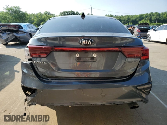 2021 Kia Forte LXS with VIN 3KPF24AD4ME363556, listed as a Copart auction lot 58812105 with 72,407 mi miles and Salvage title. Bid and sale history available at DreamBid. Image 6.