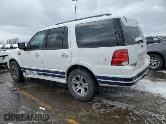 2005 Ford Expedition Eddie Bauer z VIN 1FMFU18525LA53417, wystawiony jako Copart lot #44984725 z przebiegiem 232 832 mil mil oraz Szkoda całkowita • Salvage title. Historia ofert i sprzedaży dostępna na DreamBid. Obrazek 2.