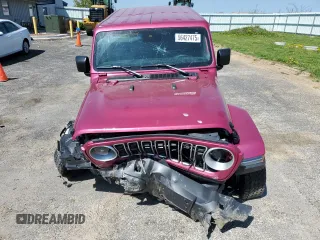 2024 Jeep Wrangler Sahara with VIN 1C4PJXEG8RW336631, listed as a Copart auction lot 56427475 with Not provided miles and Salvage title. Bid and sale history available at DreamBid. Image 5.