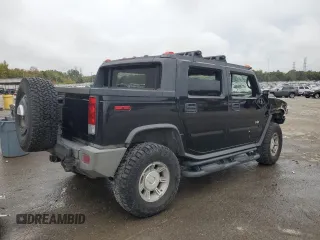 2006 Hummer H2 with VIN 5GRGN22U76H100682, listed as a Copart auction lot 78807814 with 238,798 mi miles and Salvage Title. Bid and sale history available at carsss.com. Image 3.