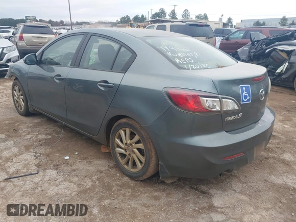 2012 Mazda 3 i Touring with VIN JM1BL1V78C1599384, listed as a IAAI auction lot 41632150 with 163,251 mi miles and . Bid and sale history available at carsss.com. Image 3.