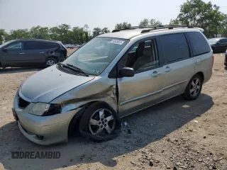 2003 Mazda MPV LX with VIN JM3LW28J630336140, listed as a Copart auction lot 59586605 with 168,212 mi miles and Salvage title. Bid and sale history available at DreamBid. Image 1.
