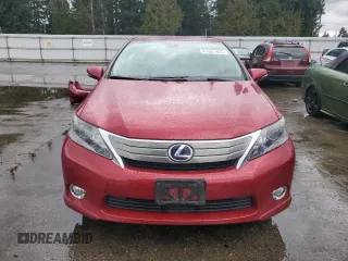 2010 Lexus HS 250h with VIN JTHBB1BA7A2015288, listed as a Copart auction lot 47601955 with 129,392 mi miles and Salvage Title. Bid and sale history available at DreamBid. Image 5.