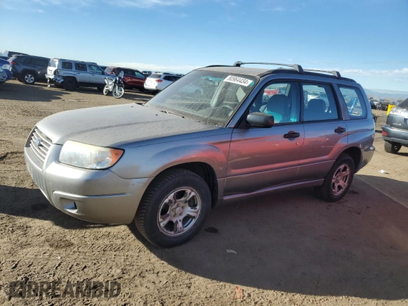 2007 Subaru Forester X with VIN JF1SG63617G715092, listed as a Copart auction lot 80964434 with 140,827 mi miles and Salvage Title. Bid and sale history available at carsss.com. Image 1.