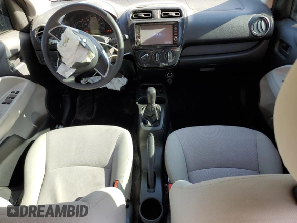 2018 Mitsubishi Mirage ES z VIN ML32F3FJ1JHF09662, wystawiony jako Copart lot #58352485 z przebiegiem 83 880 mil mil oraz Szkoda całkowita • Salvage title. Historia ofert i sprzedaży dostępna na DreamBid. Obrazek 8.