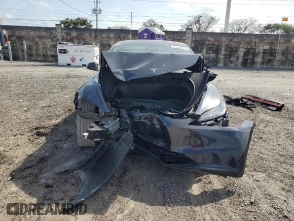 2024 Tesla Model 3 with VIN 5YJ3E1EA5RF742432, listed as a Copart auction lot 47646525 with 3,792 mi miles and Non Repairable. Bid and sale history available at DreamBid. Image 5.