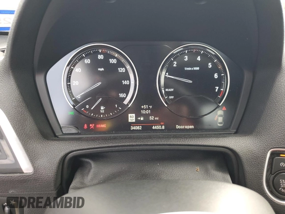 2020 BMW 2 Series M240i with VIN WBA2J5C07L7F24188, listed as a Copart auction lot 84346574 with 34,082 mi miles and Salvage Title. Bid and sale history available at carsss.com. Image 9.