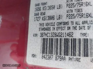 1998 Dodge Ram 1500 with VIN 3B7HC13Z8WG211462, listed as a IAAI auction lot 41468214 with 259,305 mi miles. Bid and sale history available at carsss.com. Image 9.