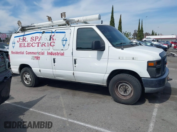 2012 Ford Econoline Cargo Commercial with VIN 1FTNE1EW5CDA10420, listed as a IAAI auction lot 41760151 with 248,358 mi miles and . Bid and sale history available at carsss.com. Image 14.