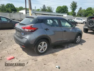 2020 Nissan Kicks S z VIN 3N1CP5BV9LL539063, wystawiony jako Copart lot #56322625 z przebiegiem 78 335 mil mil oraz Szkoda całkowita • Salvage title. Historia ofert i sprzedaży dostępna na DreamBid. Obrazek 3.