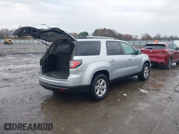 2015 GMC Acadia SLE with VIN 1GKKRPKD3FJ317513, listed as a IAAI auction lot 41157487 with 177,500 mi miles and . Bid and sale history available at DreamBid. Image 4.