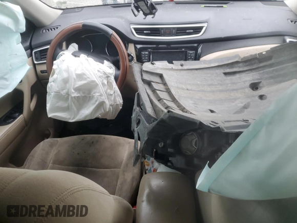 2016 Nissan Rogue SV z VIN 5N1AT2MV1GC922228, wystawiony jako Copart lot #55055355 z przebiegiem 167 489 mil mil oraz Szkoda całkowita • Salvage title. Historia ofert i sprzedaży dostępna na DreamBid. Obrazek 8.