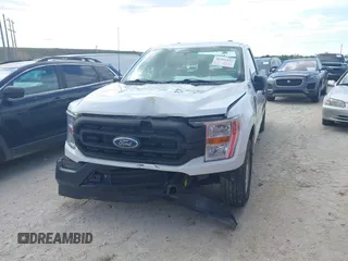 2022 Ford F-150 XL with VIN 1FTMF1CB5NKE95567, listed as a IAAI auction lot 41561435 with 54,497 mi miles. Bid and sale history available at carsss.com. Image 6.