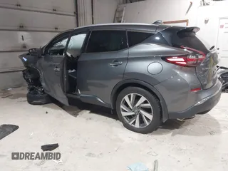 2019 Nissan Murano SL with VIN 5N1AZ2MS6KN143523, listed as a IAAI auction lot 41212120 with 99,812 mi miles and . Bid and sale history available at DreamBid. Image 3.