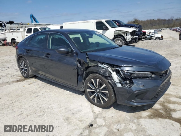 2024 Honda Civic EX-L z VIN 19XFL1H78RE000339, wystawiony jako Copart lot #51542045 z przebiegiem 10 939 mil mil oraz Szkoda całkowita • Salvage title. Historia ofert i sprzedaży dostępna na DreamBid. Obrazek 4.