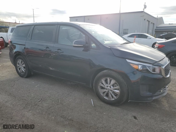 2017 Kia Sedona LX with VIN KNDMB5C18H6244792, listed as a Copart auction lot 45374675 with NaN miles and Salvage Title. Bid and sale history available at carsss.com. Image 4.