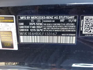 2020 Mercedes-Benz E-Class E 450 with VIN W1K1K6HBXLF133167, listed as a Copart auction lot 81713974 with 25,739 mi miles and Salvage Title. Bid and sale history available at carsss.com. Image 12.