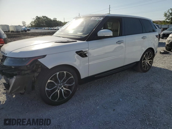 2021 Land Rover Range Rover Sport HSE Silver Edition with VIN SALWR2SU4MA796353, listed as a Copart auction lot 51601425 with 41,148 mi miles and Salvage title. Bid and sale history available at DreamBid. Image 1.