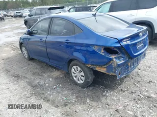 2016 Hyundai Accent SE with VIN KMHCT4AE1GU085810, listed as a IAAI auction lot 41881579 with 137,721 mi miles. Bid and sale history available at carsss.com. Image 3.