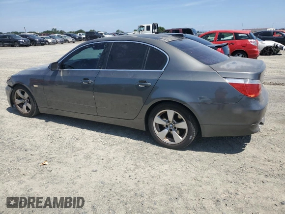 2006 BMW 5 Series 525i with VIN WBANE535X6CK91543, listed as a Copart auction lot 54925235 with 257,674 mi miles and Salvage Title. Bid and sale history available at DreamBid. Image 2.