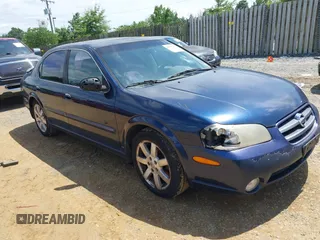 2003 Nissan Maxima GLE with VIN JN1DA31A63T433397, listed as a IAAI auction lot 42657458 with 195,706 mi miles and . Bid and sale history available at DreamBid. Image 1.