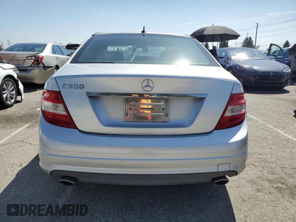 2009 Mercedes-Benz C 300 Sport with VIN WDDGF54X09R077080, listed as a Copart auction lot 50308345 with 167,156 mi miles and Salvage Title. Bid and sale history available at DreamBid. Image 6.