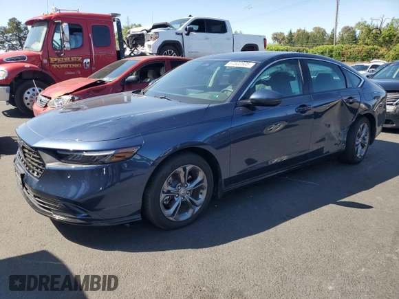 2023 Honda Accord EX-L with VIN 1HGCY2F63PA047073, listed as a Copart auction lot 57322505 with 16,436 mi miles and Salvage title. Bid and sale history available at DreamBid. Image 1.