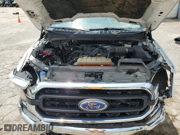 2022 Ford F-150 XL with VIN 1FTFW1E52NKD58571, listed as a Copart auction lot 60431965 with 66,170 mi miles and Salvage title. Bid and sale history available at DreamBid. Image 11.