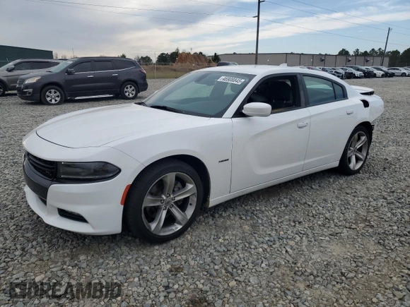 2018 Dodge Charger R/T with VIN 2C3CDXCT3JH244355, listed as a Copart auction lot 46908845 with 179,737 mi miles and Non Repairable. Bid and sale history available at DreamBid. Image 1.