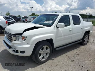 2012 Honda Ridgeline RTL with VIN 5FPYK1F56CB002709, listed as a Copart auction lot 62642495 with 116,416 mi miles and Salvage title. Bid and sale history available at DreamBid. Image 1.