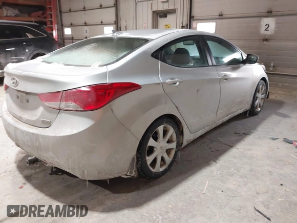 2013 Hyundai Elantra Limited with VIN 5NPDH4AE9DH243617, listed as a IAAI auction lot 41600090 with 242,451 mi miles and . Bid and sale history available at DreamBid. Image 4.