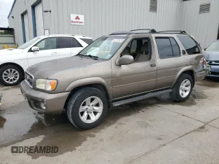 2002 Nissan Pathfinder SE z VIN JN8DR09Y02W730169, wystawiony jako Copart lot #55137825 z przebiegiem 212 076 mil mil oraz Szkoda całkowita • Salvage title. Historia ofert i sprzedaży dostępna na DreamBid. Obrazek 1.