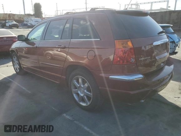 2007 Chrysler Pacifica z VIN 2A8GM78X57R197186, wystawiony jako Copart lot #41655605 z przebiegiem 142 636 mil mil oraz Szkoda całkowita • Salvage title. Historia ofert i sprzedaży dostępna na DreamBid. Obrazek 2.