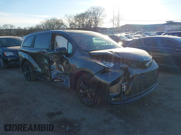 2025 Toyota Sienna XSE z VIN 5TDDSKFC7SS158263, wystawiony jako IAAI lot #41454280 z przebiegiem 8 408 mil mil oraz . Historia ofert i sprzedaży dostępna na DreamBid. Obrazek 13.