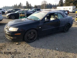 2006 Saab 9-3 with VIN YS3FD79Y866004408, listed as a Copart auction lot 42861725 with 163,777 mi miles and Clean Title. Bid and sale history available at carsss.com. Image 1.