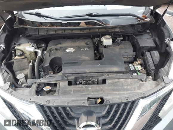 2017 Nissan Murano S с VIN 5N1AZ2MGXHN168316, выставлен на аукционе IAAI как лот 42518511 с пробегом 161 046 миль миль и . История ставок и продаж доступна на DreamBid. Изображение 10.