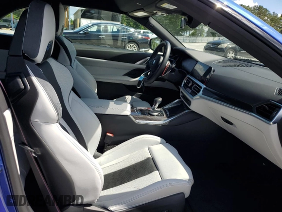 2023 BMW M4 Competition xDrive with VIN WBS33BA0XPCM13463, listed as a Copart auction lot 55806474 with 9,159 mi miles and Salvage Title. Bid and sale history available at carsss.com. Image 10.